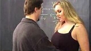 Blonde student cannot refuse Teacher request - porn video