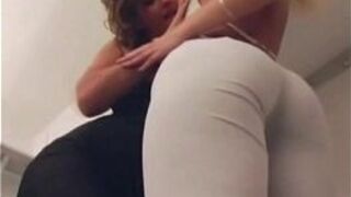 Glorious lesbians bitches slapping and fucking their pussies - porn video