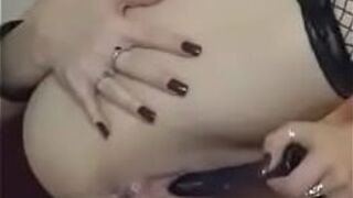 Awesome slutty brunette bitch bangs - porn video