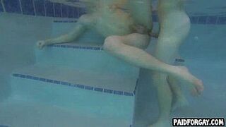 Straight hunk getting fucked in a pool for some cash - porn video