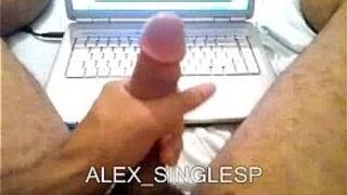 Alex Single masturbating and enjoying - porn video