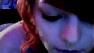 really sexy gothic emo punk cam girl - porn video