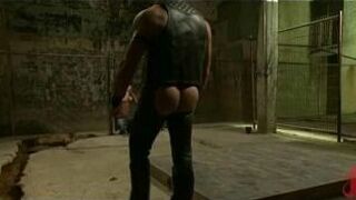 Tied in the sewers man is perverted - porn video