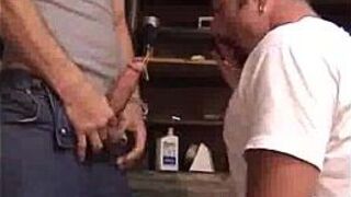 Stud Sucking A Big Bear - porn video