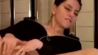 Hot Busty Babe Plays On Webcam - porn video